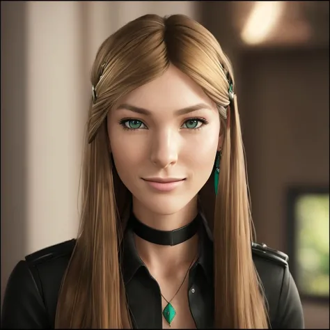 <lora:rachelAmberLifeIs_10:0.8> Real photo, (rachel amber:1.4), (detailed brown long hair:1.3), (detailed green eyes:1.3), (beautiful detailed skin:1.2), choker, feather earring, (beautiful face:1.3), (small nose:1.2), (open smile:1.1), Cinematic light, intricate detail, parallax effect,