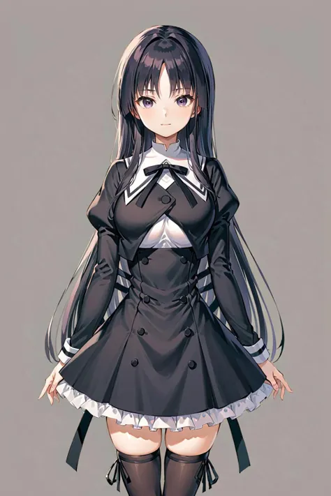 <lora:yuyu_xl_base_r3:1>,shirai yuyu,faint smile,full body,