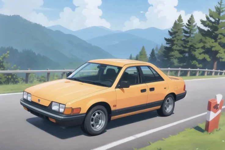 (best quality, masterpiece, illustration:1.1), honda car, road, <lora:BrushlineV2:0.8>