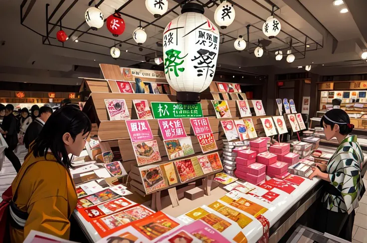 masterpiece, best quality, ultra-detailed, extremely detailed, illustration,
STOKYO, STSmatsuri, box, multiple girls, cardboard box, 6+girls, indoors, scenery, japanese clothes, shop, food, sitting, kimono, poster (object), black hair, paper lantern, realistic, indoors
<lora:STOKYO_matsuri_V1_1_MIDD:1>