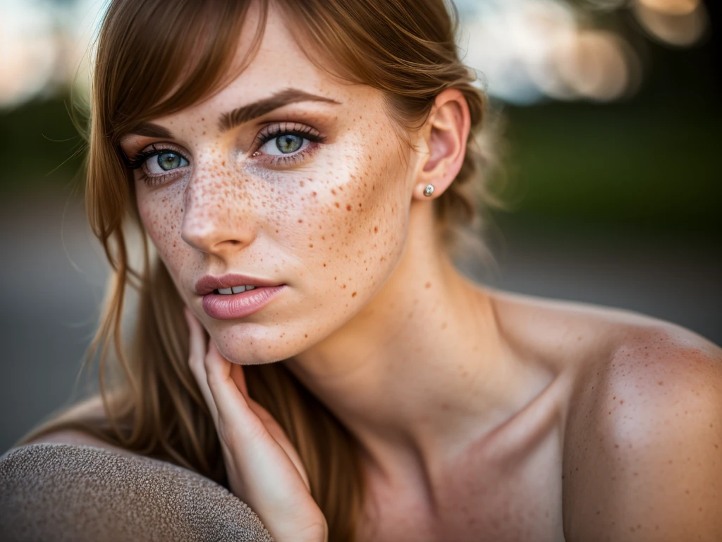 woman, skimpy dress, posing, ultradetailed, HD, 8K, highlights, good lighting, ((art by Jerry Van Amerongen and (Facepunch Studios:1.1))), , freckles,nostalgia, High detail professional photograph , detailed skin, textured skin, skin pores,skin details, ((detailed pupils)), high details, photo realistic, sharp focus, nikon d7500 24mm, f/1.4, ISO 100, 1/1600s, UHD 64k, RAW, unedited photograph, depth of field, bokeh, dramatic