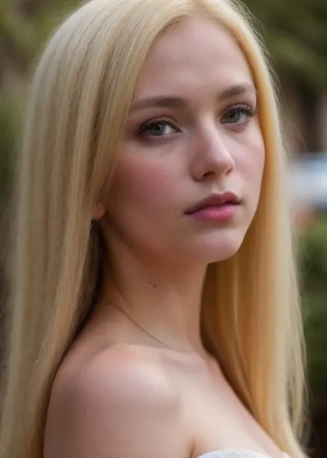 Ultra-high quality photos, RAW photo, beautiful detailed face and eyes, photorealistic, highres, realistic, 16k, 1girl, solo, (pale yellow hair,  hair intakes hair:1.36), in street, standing, outroors,  turtleneck ,  from behind 
, delicate fingers, detailed pupil, real human skin, shiny skin, cowboy shot, arms behind back, Ultra-high quality photos, RAW photo, beautiful detailed face and eyes, (photorealistic:1.4), best quality, highres, realistic, 16k, caustics, Core shadow, dynamic light, beautiful and delicate lips, delicate fingers, detailed pupil, real human skin, (Extremely detailed),