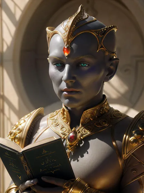 Alien-themed artwork portrait of a unique breathtaking and beautiful (((man))), looking at viewer, Omani, (((male:1.9) with Square Oblong Face, Wide-Set Eyes, eye colors Grey, Nose with an Amorphous Shape, soft lip contours, prominent cheeks, cleft chin )), face close-up, (((light play))), (((shadow play))), ((glamour photography)),highly detailed , hyperdetailed, soft light, sharp,Glowing flower field inside large Apothecary Jar,Bokeh,Grim, Golden Hour Light,intricate,elegant, intriguing, magic, colourful, in a fayrie's hut, books, cauldron, window, herbs, magical, mysterious, mosquitos, cutecore <lora:star_wars_offset:1> star wars, full body shot of a storm trooper reading a book, white armor, helmet, faceless, science fiction, star wars, solo, (black bodysuit:0.1), <lora:star_wars_offset:1>, Extraterrestrial, cosmic, otherworldly, mysterious, sci-fi, highly detailed