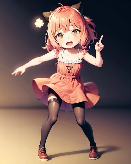 (1girl:0.993), (animal ears:0.824), (d::0.545), (open mouth:0.944), (panda ears:0.878), (parody:0.655), (pink hair:0.728), (short hair:0.733), (solo:0.972), (wide-eyed:0.563),full body,