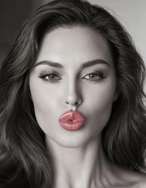 cinematic still dlips, (a head and shoulders portrait of a beautiful woman:1.2), looking at viewer, seductive, naughty face, attractive, elegant, (pink lips:1.1), kiss, POV, (B&W:2.5), (1970s style:1.6) . emotional, harmonious, vignette, highly detailed, high budget, bokeh, cinemascope, moody, epic, gorgeous, film grain, grainy, dlips, (a head and shoulders portrait of a beautiful woman:1.2), looking at viewer, seductive, naughty face, attractive, elegant, (pink lips:1.1), kiss, POV, (B&W:2.0), (1970s style:1.2), intricate, highly detailed, wonderful colors, glowing, sharp focus <lora:Dlips_SDXL_SHS:1>