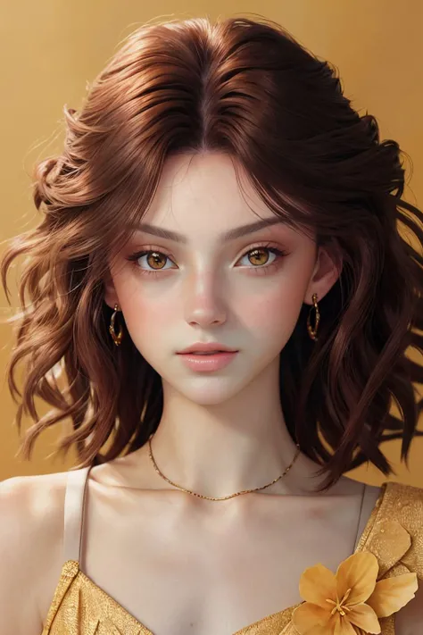 portrait, A place where the stars are made of glass and the moon is made of cheese, Chanteuse, Average Height, Skinny, Diamond-Shaped Face, Olive Skin, Dark Brown Hair, Brown Eyes with Green Flecks, Wide Nose, Full Lips, Round Chin, Shoulder-Length Hair, Curly Hair, Voluminous Waves, saggy breasts, Huggie earrings, violet velvet lipstick, tonalism oil painting