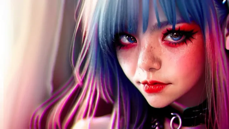 1girl, red hair, blue eyes, short haircut, pale skin,(goth_Punk),gothic dress, face freckles,(high detailed skin:1.2), high quality,torso focus, look at Viewer, <lora:gothicPunkGirl_v10:.8>, <lora:popito_v2_1:.9>