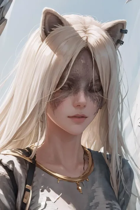 Highly detailed, High Quality, Masterpiece, beautiful, IncrsBurntScar, scar, covered eyes, <lora:BurntScarOnFace:1>, 1girl, Botan, <lora:Char_VTuber_ShishiroBotan:0.8>, white hair,