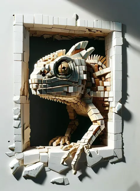 <lora:CardboardStyle:1> CardboardStyle  turtle, simple, basic, corrugated, cardboard, texture, crafts, (Masterpiece:1.3) (best quality:1.2) (high quality:1.1)