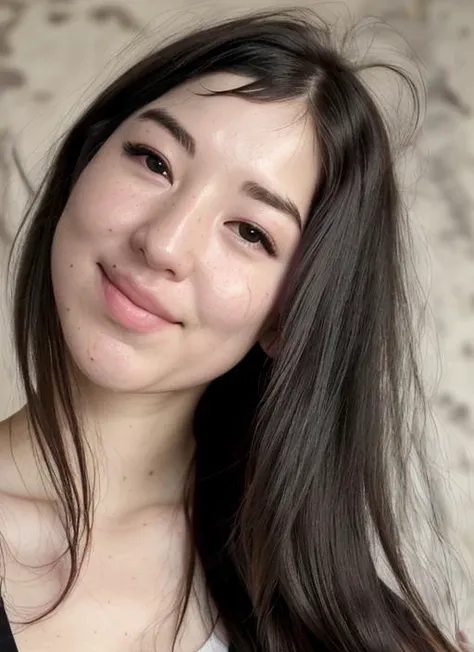 realistic photo of (mayli), skin pores, textured skin, highly realistic skin, ambient occlusion, shot with 150m,m lens, three-quarters view
(sad512:1.2)
(straight black hair:1.3)