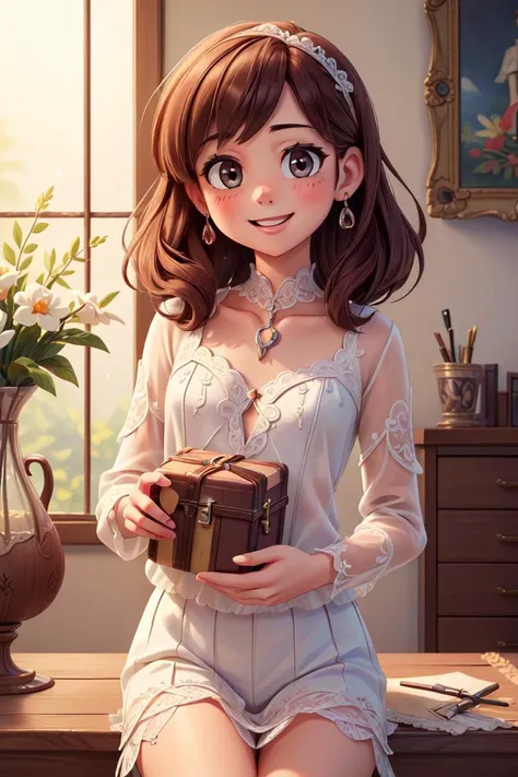 (A small chest:1.3),(masterpiece, best quality:1.4), (beautiful, aesthetic, perfect, delicate, intricate:1.2),family photo, looking at viewer, happy, blurry background,, <lora:more_details:0.5>, <lyco:GoodHands-beta2:0.8>,