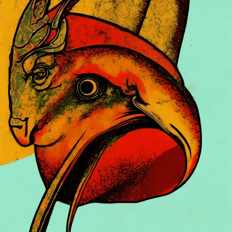 vermilion bird