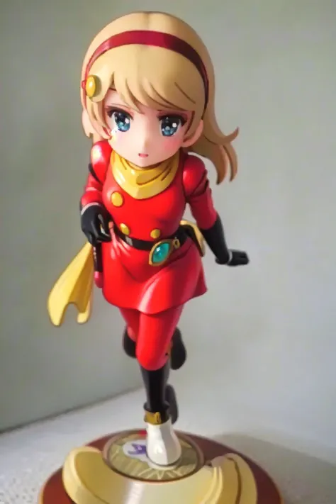 1girl, ((figure)) , (((chibi))), (( pvc)), best quality   , realistic, photo  <lora:Cyborg003:0.9>cyborg003