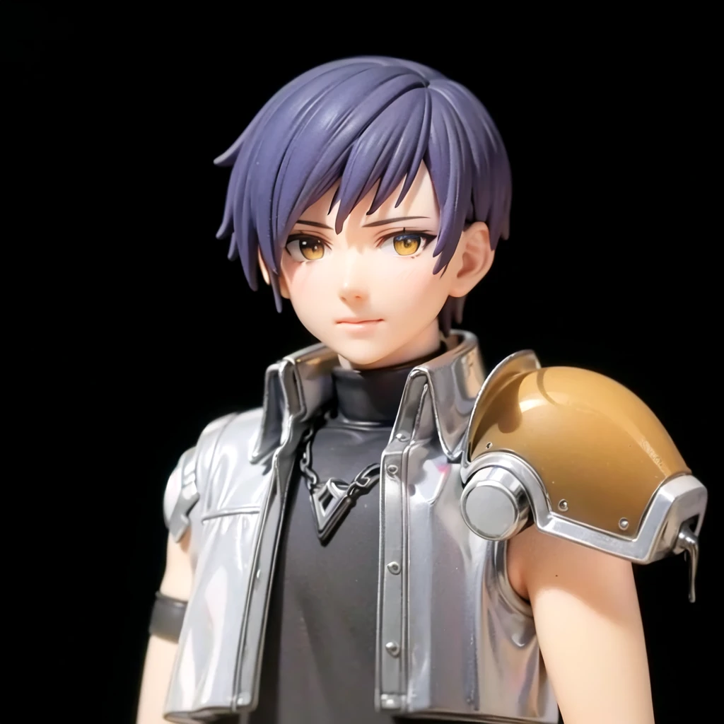 (old:1.2), (mature:1.5), (adult man:1.5), purple hair, (((large jawline))), chad, gigachad, warrior, (((large jaw))), yellow eyes, (severe), (40yo), ((father)), serious, ((long face)), feint smile, closed mouth,
4k, 8k, absurdres, highres, depth of field,amazing,masterpiece,growth,visual impact, ultra-detailed, highly, Amazing finely detail, fantasism,nature,refined rendering,original,contour deepening,high-key and low-variance brightness scale,soft light, light and dark interlaced, raytracing, anime, photorealistic, realistic, looking at viewer, RAW photo, plastic figurine,
