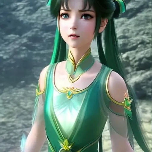 A photo of a Biyaoyao girl