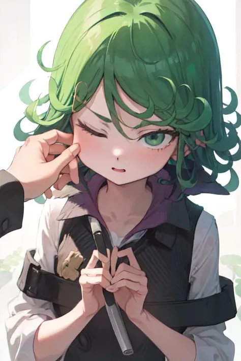 {Highest quality}. {so beautiful}. {Super detailed}, {Best illustrations}, Browsing Caution、((Angry face))、Big penis、blush,anger、A woman drooling after having urine splashed on her face、Face sitting、((女性がBig penisを顔に押し付ける))、Glare、anger、angerった顔、Glare、Green Hair、Twin tails、Purple Eyes、semen、shame、White skin、Focus on the face、Public toilet、((Black Cult Uniform))