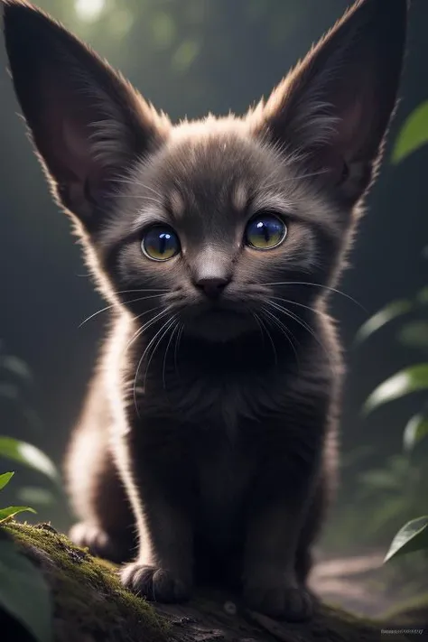 grainy, extremely detailed, intricate detail, dynamic lighting,photorealistic,filmg , natural lighting, <lora:LowRA:0.5> , <lora:m0nst3rfy3(0.5-1)M:0.7>,m0nst3rfy3, cat playing with moth