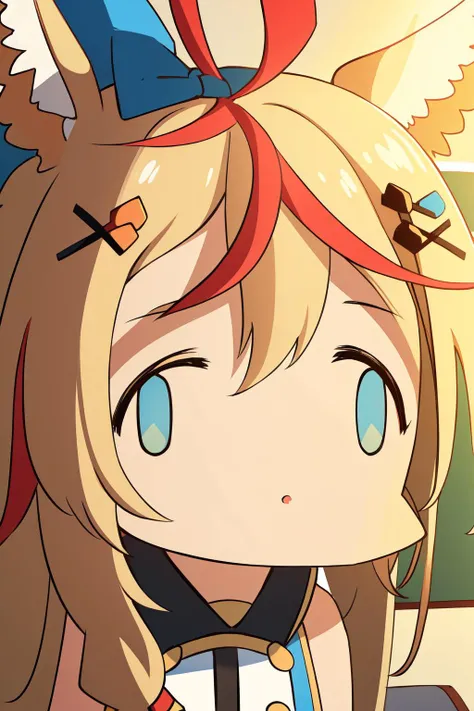 (masterpiece, best quality), intricate details,
<lora:omaru_polka_v2:0.8> op1, animal ears, hairclip, hair bow, streaked hair,
<lora:fx:0.8> fx_meme ,