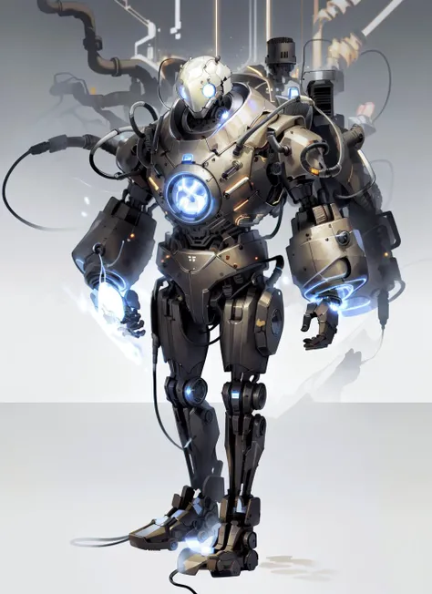 (masterpiece, best quality), intricate details,
<lora:BlitzcrankV2:0.6> blitzcrank, <lora:Futuristicbot4:0.8> futobot, cyborg, <lora:RetroFuturismAI:0.4> RetroFuturismAI, tesla coils, electricty, cables, wiring, pistons, machinery, computers,