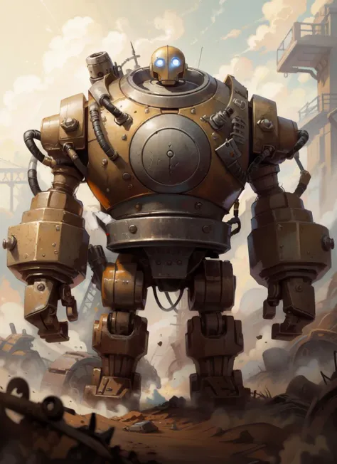 (masterpiece, best quality),  intricate details, 
 <lora:BlitzcrankV2:0.6> blitzcrank,              <lora:dieselpunk:0.8> dieselpunk,