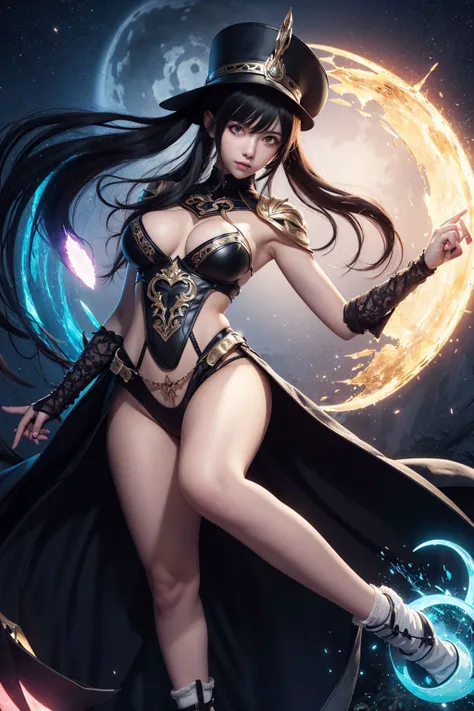 ((white outfit)), revealing, big breasts, 30 years old, young beautiful girl, ultra detailed, official art, unity 8k wallpaper, BREAK, neon lighting, (vibrant glow):1.2, dynamic colors, striking contrast, futuristic vibe, electric energy, reflective surfaces, masterpiece, best quality, ultra-detailed, illustration, 1girl, solo, fantasy, flying, broom, night sky, outdoors, magic, spells, moon, stars, clouds, wind, hair, cape, hat, boots, broomstick, glowing, mysterious, enchanting, whimsical, playful, adventurous, freedom, wonder, imagination, determination, skill, speed, movement, energy, realism, naturalistic, figurative, representational, beauty, fantasy culture, mythology, fairy tales, folklore, legends, witches, wizards, magical creatures, fantasy worlds, composition, scale, foreground, middle ground, background, perspective, light, color, texture, detail, beauty, wonder, adult, 30 years old, loraeyes, pauldrons, magic circle, evil, vampire teeth, 30 years old, adult, magic circle, magic_circle, red_glow, red glow, (masterpiece, best quality, ultra-detailed, best shadow), (detailed background,dark fantasy), (beautiful detailed face), high contrast, (best illumination, an extremely delicate and beautiful), ((cinematic light)), colorful, hyper detail, dramatic light, intricate details, (1 girl, solo,black hair, sharp face,low twintails,red eyes, hair between eyes,dynamic angle, magic circle), blood splatter, swirling black light around the character, depth of field, black light particles, (broken glass), , 30 years old, beautiful girl, ultra detailed, official art, unity 8k wallpaper, BREAK, neon lighting, (vibrant glow):1.2, dynamic colors, striking contrast, futuristic vibe, electric energy, reflective surfaces,