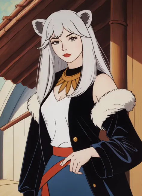 (masterpiece, best quality), intricate details,
1girl,
<lora:he-man_offset:0.8> he-man, <lora:BotanLORA:0.8> Botan, Botan, BotanOutfit, fur-trimmed, jacket, long hair, Botan,