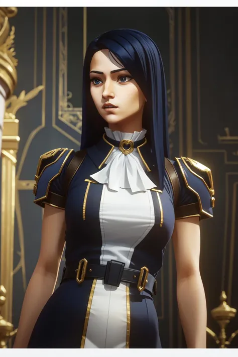 (masterpiece, best quality), intricate details,
1girl, <lora:Arcane-Caitlyn-v1.0:0.8> c41t, uniform,