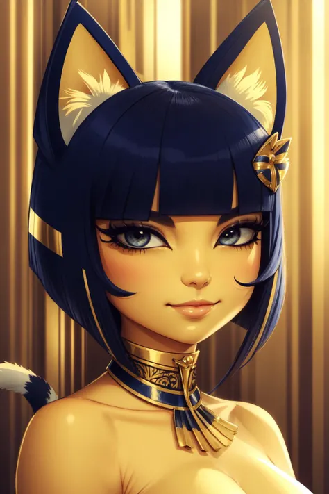 (masterpiece, best quality), intricate details,
1girl, <lora:Ankha_v2_RT_e6_R-128:0.8> ankha, yellow skin, smug, cat ears,