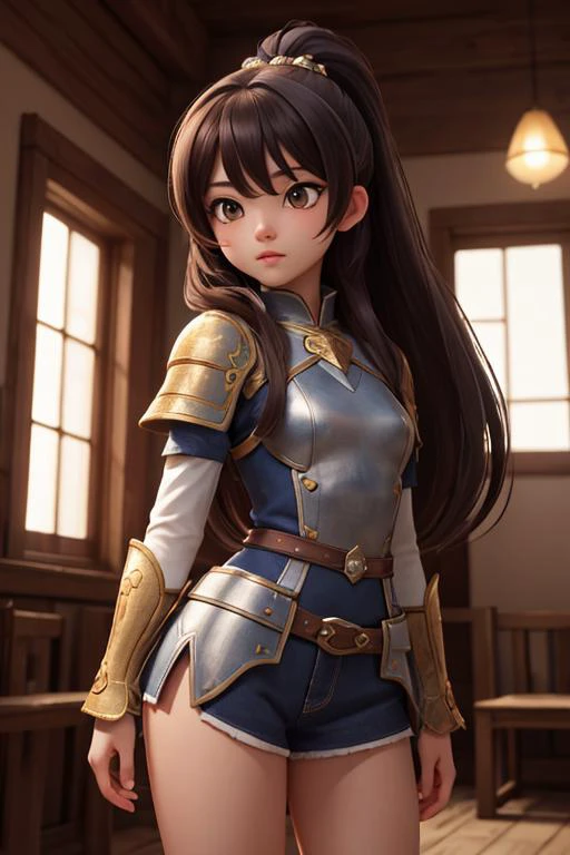 (masterpiece), best quality, high resolution, highly detailed, detailed background, perfect lighting, ite knight girl