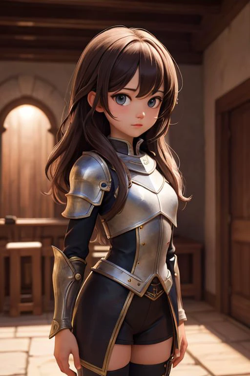 (masterpiece), best quality, high resolution, highly detailed, detailed background, perfect lighting, ite knight girl