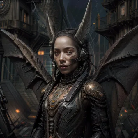 <lora:more_details:0.6>, <lora:epiCRealismHelper:1>, a photograph of bea \(pokemon\) as an 18 year old symmetrical Swedish female composition of human and bat but not human ears and cyborg open face helmet, (holding sci-fi laser rifle), intricate and gothic skin tight full body suit with hooded cloak and red and black leggings, hyperrealistic, (((steampunk, gothic, sci-fi, retro-future))), (full body:1.4), (symmetrical steampunk cyborg bat membrane wings:1.5), by Evan Ayres and Tyler Edlin Art, Deviant Art, high quality photography, Canon EOS R3, extremely detailed, otherworldly hues, intricate costumes, steampunk creatures, steampunk props, lavish details, embellished architecture, moonlight, cinematic composition, (night:1.5), (night time:1.5), horizon in background, pale skin, green eyes, blonde hair and green highlights, outside, standing, alluring pose, (skull as moon:1.5), (steampunk beach:1.4),, <lora:more_details:0.6>, <lora:GPTS6 Hella-sthetic_424353:1>,<lora:S12 v4.2 NAI_208163:1>, <lora:epiCRealismHelper:1>, a photograph of bea \(pokemon\) as an 18 year old female composition of human and rabbit but not human ears and cyborg open face helmet, (holding sci-fi laser rifle), intricate and gothic skin tight full body suit with hooded cloak and red and black leggings, hyperrealistic, (((steampunk, gothic, sci-fi, retro-future))), (full body:1.4), by Evan Ayres and Tyler Edlin Art, Deviant Art, high quality photography, Canon EOS R3, extremely detailed, otherworldly hues, intricate costumes, steampunk creatures, steampunk props, lavish details, embellished architecture, moonlight, cinematic composition, (night), (night time:1.4), horizon in background, pale skin, green eyes, blonde hair and green highlights, outside, skull as moon:1.5, (steampunk town pier:1.4),