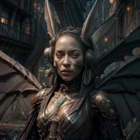 <lora:more_details:0.6>, <lora:epiCRealismHelper:1>, a photograph of bea \(pokemon\) as an 18 year old symmetrical Swedish female composition of human and bat but not human ears and cyborg open face helmet, (holding sci-fi laser rifle), intricate and gothic skin tight full body suit with hooded cloak and red and black leggings, hyperrealistic, (((steampunk, gothic, sci-fi, retro-future))), (full body:1.4), (symmetrical steampunk cyborg bat membrane wings:1.5), by Evan Ayres and Tyler Edlin Art, Deviant Art, high quality photography, Canon EOS R3, extremely detailed, otherworldly hues, intricate costumes, steampunk creatures, steampunk props, lavish details, embellished architecture, moonlight, cinematic composition, (night:1.5), (night time:1.5), horizon in background, pale skin, green eyes, blonde hair and green highlights, outside, standing, alluring pose, (skull as moon:1.5), (steampunk beach:1.4),, <lora:more_details:0.6>, <lora:GPTS6 Hella-sthetic_424353:1>,<lora:S12 v4.2 NAI_208163:1>, <lora:epiCRealismHelper:1>, a photograph of bea \(pokemon\) as an 18 year old female composition of human and rabbit but not human ears and cyborg open face helmet, (holding sci-fi laser rifle), intricate and gothic skin tight full body suit with hooded cloak and red and black leggings, hyperrealistic, (((steampunk, gothic, sci-fi, retro-future))), (full body:1.4), by Evan Ayres and Tyler Edlin Art, Deviant Art, high quality photography, Canon EOS R3, extremely detailed, otherworldly hues, intricate costumes, steampunk creatures, steampunk props, lavish details, embellished architecture, moonlight, cinematic composition, (night), (night time:1.4), horizon in background, pale skin, green eyes, blonde hair and green highlights, outside, skull as moon:1.5, (steampunk town pier:1.4),