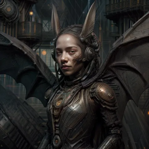<lora:more_details:0.6>, <lora:epiCRealismHelper:1>, a photograph of bea \(pokemon\) as an 18 year old symmetrical Swedish female composition of human and bat but not human ears and cyborg open face helmet, (holding sci-fi laser rifle), intricate and gothic skin tight full body suit with hooded cloak and red and black leggings, hyperrealistic, (((steampunk, gothic, sci-fi, retro-future))), (full body:1.4), (symmetrical steampunk cyborg bat membrane wings:1.5), by Evan Ayres and Tyler Edlin Art, Deviant Art, high quality photography, Canon EOS R3, extremely detailed, otherworldly hues, intricate costumes, steampunk creatures, steampunk props, lavish details, embellished architecture, moonlight, cinematic composition, (night:1.5), (night time:1.5), horizon in background, pale skin, green eyes, blonde hair and green highlights, outside, standing, alluring pose, (skull as moon:1.5), (steampunk beach:1.4),, <lora:more_details:0.6>, <lora:GPTS6 Hella-sthetic_424353:1>,<lora:S12 v4.2 NAI_208163:1>, <lora:epiCRealismHelper:1>, a photograph of bea \(pokemon\) as an 18 year old female composition of human and rabbit but not human ears and cyborg open face helmet, (holding sci-fi laser rifle), intricate and gothic skin tight full body suit with hooded cloak and red and black leggings, hyperrealistic, (((steampunk, gothic, sci-fi, retro-future))), (full body:1.4), by Evan Ayres and Tyler Edlin Art, Deviant Art, high quality photography, Canon EOS R3, extremely detailed, otherworldly hues, intricate costumes, steampunk creatures, steampunk props, lavish details, embellished architecture, moonlight, cinematic composition, (night), (night time:1.4), horizon in background, pale skin, green eyes, blonde hair and green highlights, outside, skull as moon:1.5, (steampunk town pier:1.4),