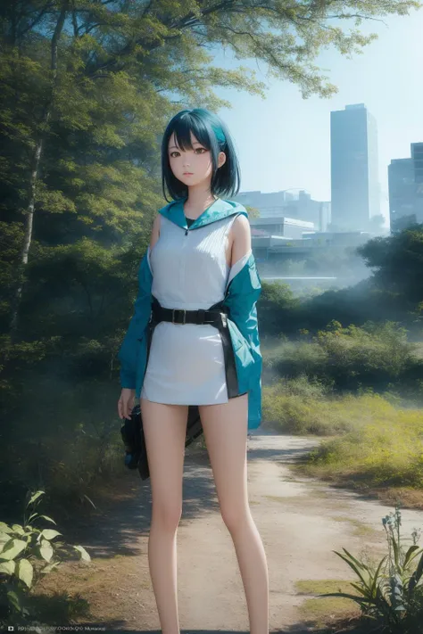 1girl, awardwinning Octane render, K-pop, highly detailed, landscape of a Gouache Art Enticing Charcoal and Teal ([Airport terminal|Urban area]:1.3) from inside of a Bog, dense foliage and fauna, Foggy, Lonely, dramatic lighting, Low shutter, Infrared, Golden ratio, glimmering transformation, dslr, 8K