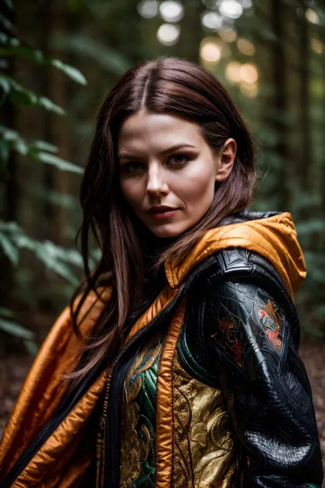 A stunning intricate full color portrait of jmn, wearing a robin costume from Batman, epic character composition, by ilya kuvshinov, alessio albi, nina masic, sharp focus, natural lighting, subsurface scattering, f2, 35mm,<lora:JenniferMorrison-RealVision-V1.0:1> <lora:add_detail:0.8>