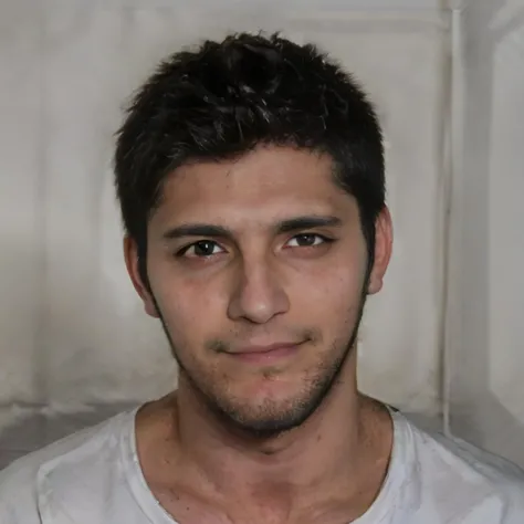 male, focus, face <lora:Bruno Gissoni:1> - tshirt