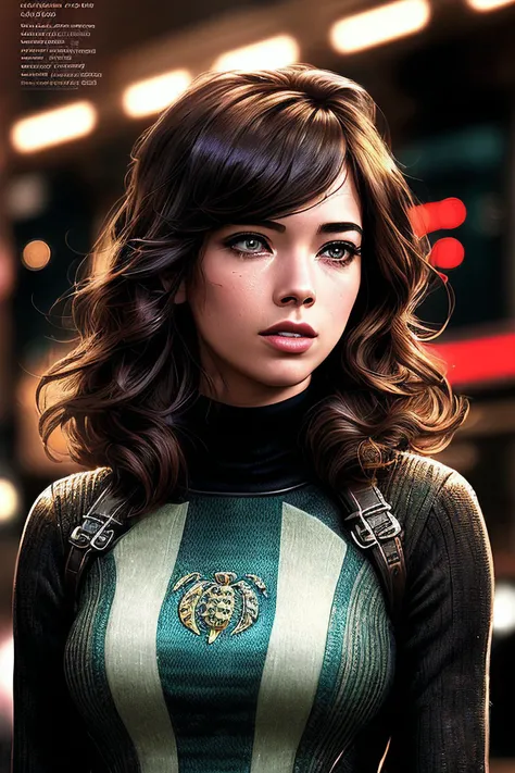 photo of captivating (L414C0ST4-420), a woman as a (sexy detective:1.1), (steven spielberg style), (Infographics photo, vintage-style photography, professional photoshoot, (medium shot), (waist up), retro fashion photo, Direct gaze towards the camera, aloof expression, dynamic stance, ((elegant turtleneck dress:1.2)), with trendy hairstyle, ((crowded london street)), balance, juxtaposition, (((exquisitely detailed infographic))), ((page scan:1.2)), (((magazine cover:1.2))), (((information text:1.2))), (detailed infographics:1.1), atmospheric lighting, cinematic composition, concept art, digital illustration, elaborate, artwork by Bastien Lecouffe-Deharme and Greg Rutkowski and Carne Griffiths, ambient lighting, 4K resolution, meticulously detailed, cell shading, ((rotoscoping)), ((flawless eyes)), (intricate pupils), (((acknowledgments))), (((comic installment))), (((character infographic))), (80s movieer:1.2)), (Vector Art, Borderlands style, Arcane style, Cartoon style), Line art, Disctinct features, Hand drawn, Technical illustration, Graphic design, Vector graphics, High contrast, Precision artwork, Linear compositions, Scalable artwork, Digital art, cinematic sensual, Sharp focus, humorous illustration, big depth of field, Masterpiece, trending on artstation, Vivid colors, trending on ArtStation, trending on CGSociety, Intricate, Low Detail, dramatic
