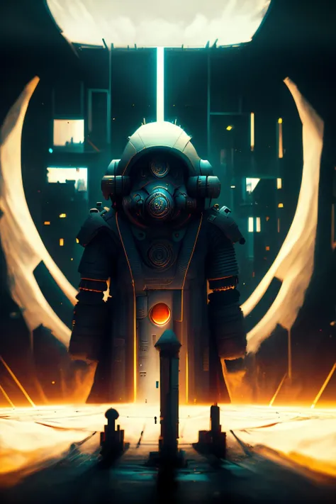 -An eerie sci-fi scene set in a shadowy laboratory, where a team of scientists is conducting experiments on a mysterious alien artifact. Detailed machinery, scientific instruments, and complex computer interfaces create a sense of authenticity and realism, while ominous lighting and a sense of foreboding add tension and suspense. , scene inspired by Time To Kill, A     ,   old_ai_style