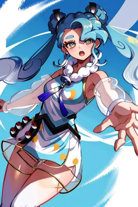 muste piece、highest quality、An illustration、Super fine、Fine、High resolution、8k wallpaper、perfect dynamic composition、(((Full body Esbian)))、((from below))、20 year old pretty girl、detailed beautiful face、Detailed and cute eyes、fine-textured skin、flushed cheeks、shy、(short cut hair:1.3)、(Wavy brown hair)、small breasts、bold sexy pose、smile、(No sleeve、Navel exposed、fitted turtleneck)、hot pants string street、small breasts、between the legs、Small ass、thin butt、Please generate above the eaves.、thin shoulders、In underwear、