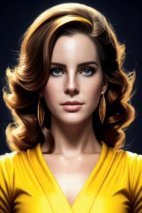 photo of lana1 in as a Dancer class, (yellow Dancer outfit), big smile, (old bar background),  fine-face, realistic shaded perfect face, fine details. Realistic shaded lighting poster by Ilya Kuvshinov katsuhiro, magali villeneuve, artgerm, Jeremy Lipkin and Michael Garmash, Rob Rey and Kentar Miura style, trendin