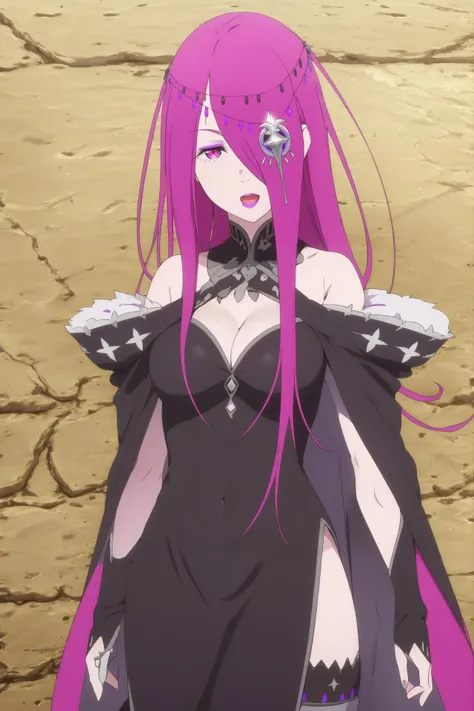 <lora:æ æ°é女èµèµ«éº¦ç¹1V:0.8>,1girl,solo,purple hair,(long hair:1.2),absurdly long hair,hair over one eye,hair ornament,purple lips,purple eyes,smile,
å¥è£
ä¸,detached collar,black dress,large breasts,cleavage cutout,cleavage,bridal gauntlets,long dress,covered navel,side slit,cape,bare shoulders,fur-trimmed sleeves,purple thighhighs,
high heel boots,cave,dark,, Exquisite visuals, high-definition,masterpiece,best quality,, 18yo,Young female,Beautiful Fingers,Beautiful long legs,Beautiful body,Beautiful Nose,Beautiful character design, perfect eyes, perfect face,expressive eyes,
official art,extremely detailed CG unity 8k wallpaper, perfect lighting,Colorful, Bright_Front_face_Lighting,shiny skin,
(masterpiece:1.0),(best_quality:1.0), ultra high res,4K,ultra-detailed,
photography, 8K, HDR, highres, absurdres:1.2, Kodak portra 400, film grain, blurry background, bokeh:1.2, lens flare, (vibrant_color:1.2), (beautiful_face:1.5),(narrow_waist), ,NSFW,
