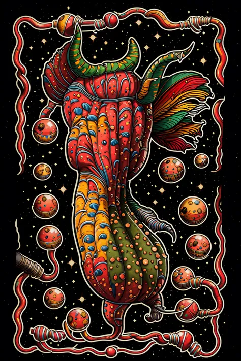 Masterpiece, best quality, hi res, 8k, hi res, 8k, award winning , (sharp focus, intricate, highly detailed), <lora:Dholbachie:1> dholbachie, lineart, a disgusting nightmare