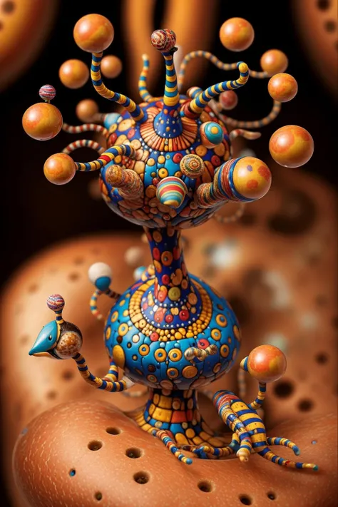 Masterpiece, best quality, hi res, 8k, hi res, 8k, award winning , (sharp focus, intricate, highly detailed), <lora:Dholbachie:1> dholbachie,atoms, molecules, twirls