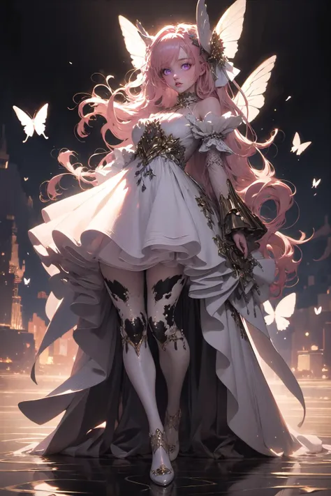 (highly detailed:1.3),
full body,
<lora:dorothy-nikke-richy-v1:1>,dorothy \(nikke\),defdress,
Ultra-detail,(highres:1.1),best quality,(masterpiece:1.3),cinematic lighting,
highly detailed face and eyes, <lora:butterfly:0.7> butterfly style,(purple eyes:1.2),