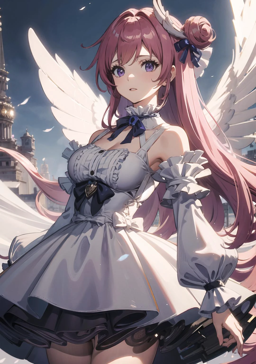 masterpiece, best quality, 1girl, solo, <lora:dorothy-nikke-richy-v1:1> dorothy \(nikke\), defdress
