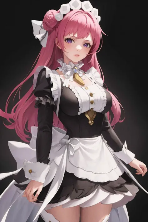 masterpiece, best quality, 1girl, solo, standing, <lora:dorothy-nikke-richy-v1:1>, dorothy \(nikke\), <lora:FEFatesMaid_v1:1> fates maid