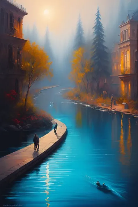 the meaning of life, philosophical painting, trending on artstation