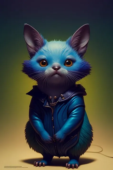 a cute strange animal by miyazaki, karol bak, james jean, tom bagshaw, sharp focus, trending on artstation, cinematic lighting, hyper realism, octane render, 8 k, hyper detailed, vivid, ultra detailed, highly detailed, zbrush