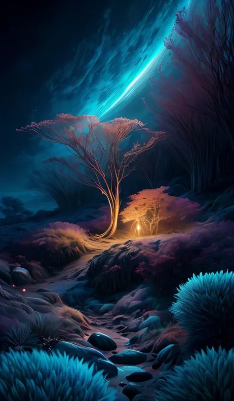a surreal Bioluminescent, very very very cute Silene in a happy world by Daniel Merriam, Trending on Artstation, oil on Canvas by Elena Zhurikhina and Goro Fujita and Charlie Bowater, octane render, 4k, 8k, HD,abstract dream, space, intricate, grand scale, alone, cinematic film still, insane detail, sharp focus, depth of field, realistic lighting, (realistic perspective), complex, (multiple subjects), 4k HDR,<lora:add_detail:0.5> <lora:more_details:0.25> <lora:20230530123038:0.25>