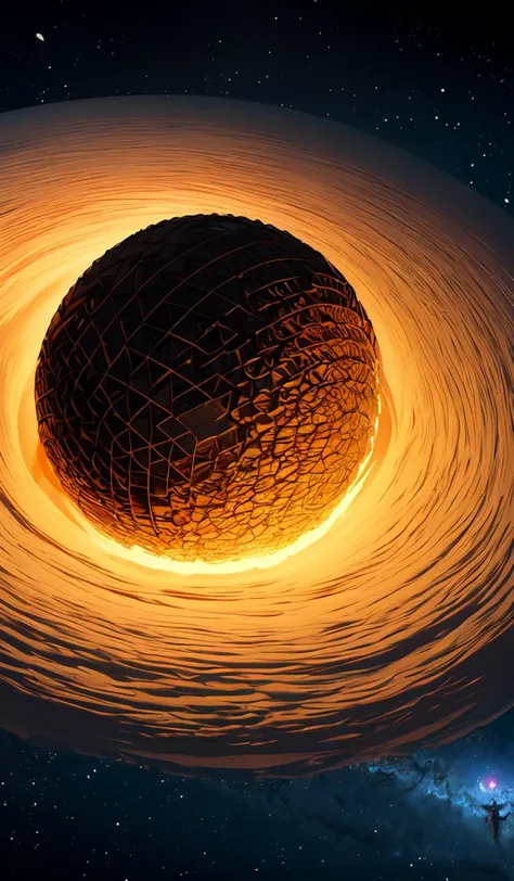 universe in a grain of sand, masterpiece, dyson sphere, scifi, unique environment, high quality, 4 k, high detail, trending on artstation, art by gordon freeman, albert voidstar